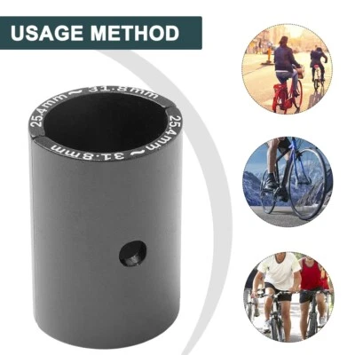 25.4mm To 31.8mm Stem Shim Adapter Adaptor Bicycle Handle Bar High Quality - Image 1 of 4