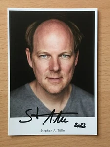 Tarjeta de autógrafo Stephan A. Tölle firmada originamente ACTOR COMEDY TV #6004 - Imagen 1 de 1