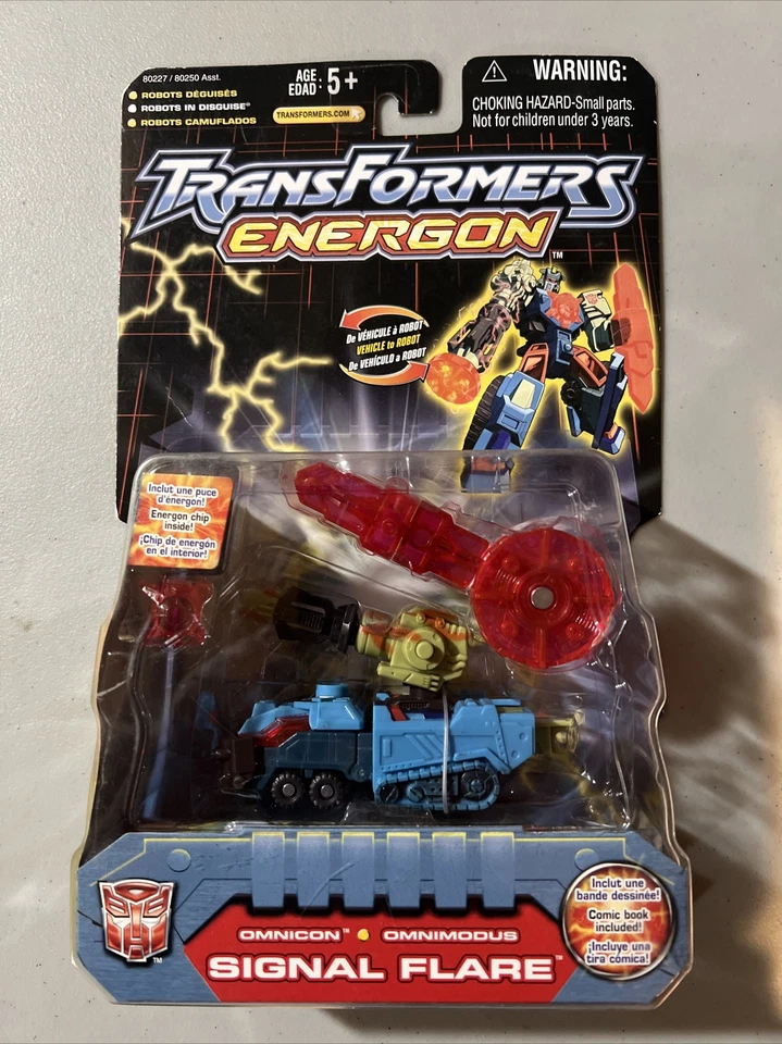 Transformers Energon Signal Flare Omnicon 2003 Hasbro MINT on Card Ship