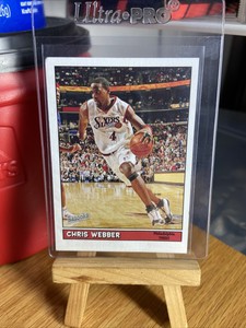 2005-06 Topps Bazooka Philadelphia 76ers Basketball Card #40 Chris Webber