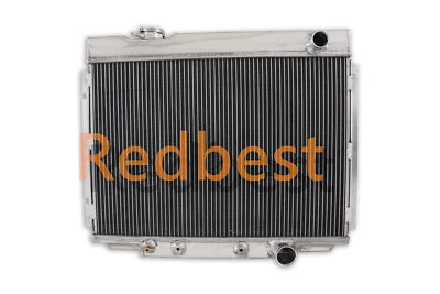 Se adapta a Ford Galaxy 500 1964-1966 1965 4,3 L 4,7 L 5,8 L V8 MT 4 filas radiador de aluminio Foto 1 de 4