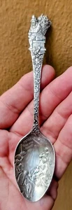 Howard 1892 Sterling Silver Christmas Spoon Nativity Jesus Christian Religious - Picture 1 of 7