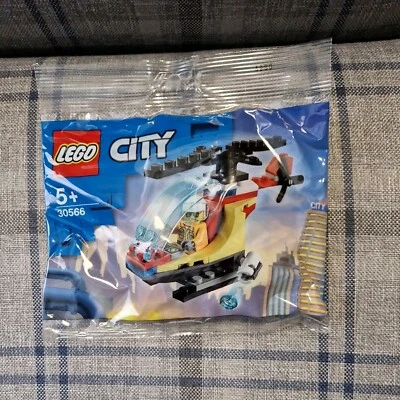 Lego City Fire Helicopter 30566 Polybag - Brand New & Sealed - Image 1 of 2