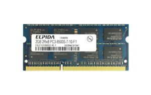 2GB DDR3 1066MHz 2RX8 PC3-8500S ELPIDA For Laptop RAM Memory