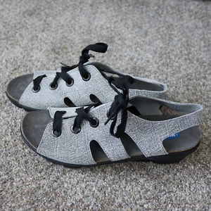 Wolky Womens Shoes 14 Alula Sandals Great Open Toe Slingback Lace Comfort - Picture 1 of 6