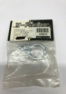 V-Factor 49805 Chrome Plated Cable Clamp, Clutch & Brake - Image 1 of 4