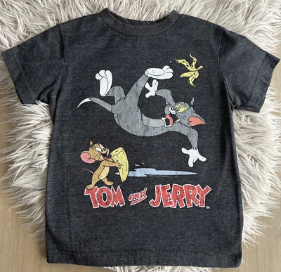 Old Navy Collectabilitees Classic Tom & Jerry Cartoon Kid’s Youth XS Tee - Image 1 of 4