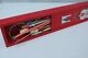 Vintage Knitting Needle Box Red Needles grand mother gift Lot knitting