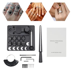 Herramienta de doblado de anillos Máquina dobladora de anillos Herramienta para hacer joyas Dobladora de anillos de joyería - Imagen 1 de 22
