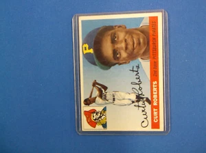 1955 Topps Baseball # 107 Curt Roberts EX - Imagen 1 de 2