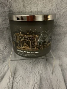 Bath and Body Works COOKIES WITH SANTA 3-Docht-Kerze 14,5 Oz. Neu - Bild 1 von 3
