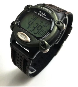 Reloj Hombre Timex T48042 Expedition Indiglo, Correa Tela y Cuero Nuevo - Imagen 1 de 7