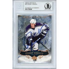 Jeremy Roenick LA Kings Signed Upper Deck Card Beckett Authentic Auto Slab COA