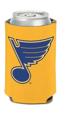 St Louis Blues NHL Can Cooler Holder Bottle Neoprene Drink Sleeve Hockey Team Cover