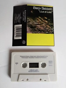 BLACK SABBATH Live At Last CASSETTE Tape US - Picture 1 of 1