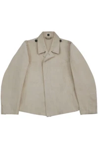 2. Weltkrieg Deutsche Luftwaffe HBT cremefarbener Bohrservice Flugtunika Fliegerbluse - Bild 1 von 3