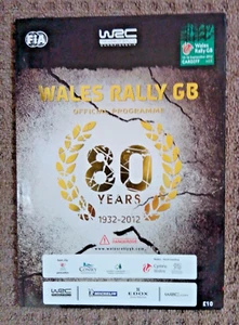Wales Rally GB Official Programme 2012 (80 years 1932-2012) - Picture 1 of 2