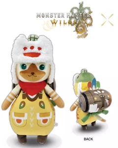 Muñeca de peluche Monster Hunter Wilds Otomo Palico CAPCOM 2025 nueva - Imagen 1 de 5