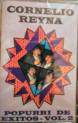 Cornelio Reyna Popurri De Exitos Vol.2 1992 Hacienda Records Cassette  - Image 1 of 2
