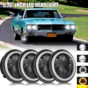 4 PIEZAS Faros LED de 5-3/4"" 5,75"" Haz ALTA/LO para Buick Skylark 1961-1972 GS 455 - Imagen 1 de 20
