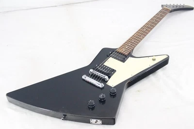 Guitarra Eléctrica Gibson Explorer 1976 Negra Hecha en EE. UU. 2000 Cuerpo Sólido Foto 1 de 4