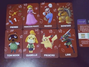 NEU Original Nintendo Switch Character Card Set, Sticker Set Limited Promo 2022 - Bild 1 von 3