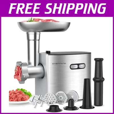 Molinillo de carne de grado comercial - relleno para salchichas Foto 1 de 4