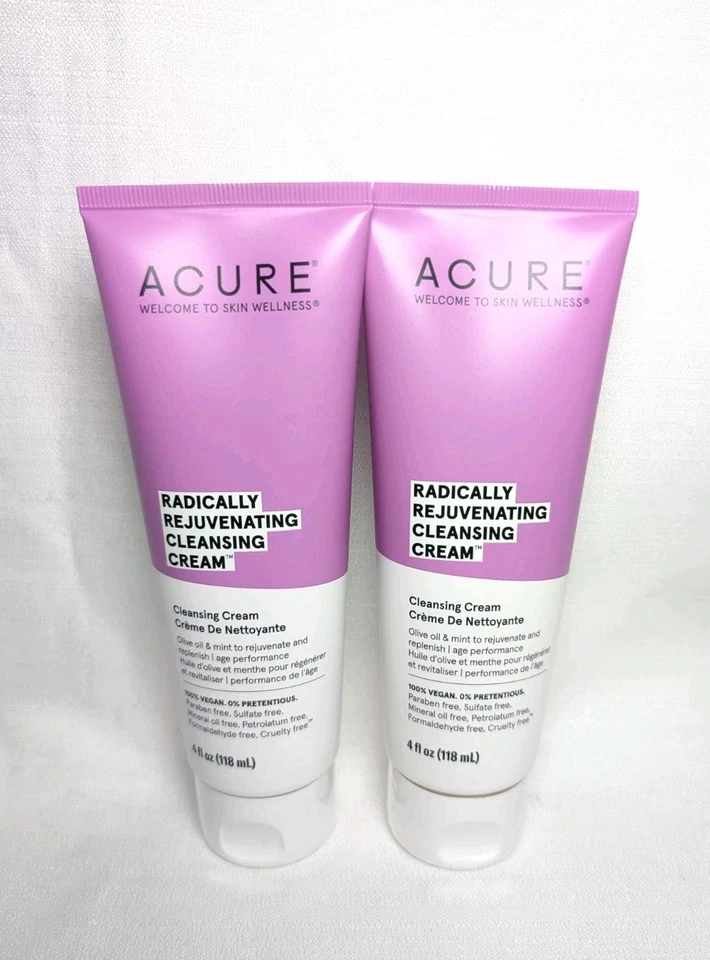 Crema limpiadora radicalmente rejuvenecedora ACURE 4 OZ (paquete de 2) Foto 1 de 3