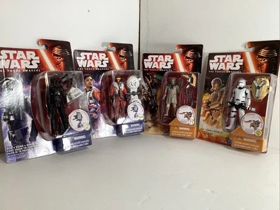 Star Wars The Force Awakens Disney Hasbro 3,75 дюйма лот из 4 - Изображение 1 из 3
