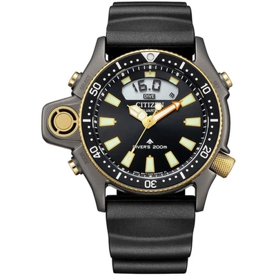Citizen Men's Watch Promaster Aqualand Ana-Digi Black Rubber Strap JP2008-06E - Image 1 of 2