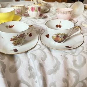 Seltmann Weiden W Germany- Set of 2 Fruit & Nut Cup & Saucer - Picture 1 of 8