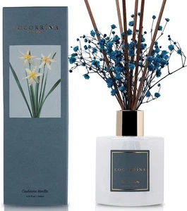 Cocorrína Raumduft Reed Diffuser mit 8 Duftstäbchen 200ml Kaschmir Vanille - Bild 1 von 24