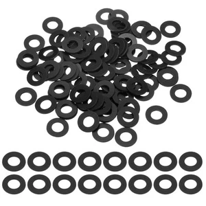 120 Stück M6 PVC Flachdichtungen 6mm ID 12mm OD 1mm dick Unterlegscheiben - Bild 1 von 7