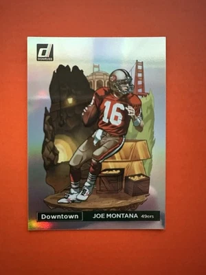 2023 Donruss Downtown Joe Montana #D-7 чехол Hit 49ers SSP - Изображение 1 из 2