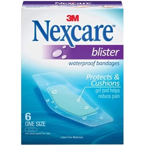Nexcare Blister wasserdichte Bandagen: Einheitsgröße, 6 Stück (durchsichtig) * 6 Stück - Bild 1 von 5