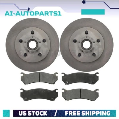 Rotores de freio dianteiro + kit de pastilhas de freio para Chevrolet Tahoe 2000 - Imagem 1 de 4