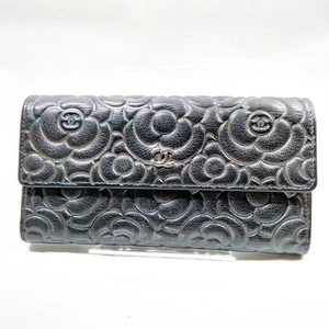 Cartera Larga Chanel Cuero Negro 1635811 - Imagen 1 de 11