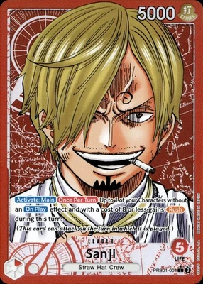 One Piece The Best Sanji Alt Art PRB01-001 Near Mint english - Bild 1 von 2