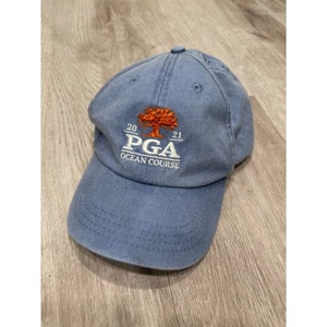 Gorra de béisbol ajustable de golf para mujer Kiawah PGA Ocean Course Denim 2021 - Imagen 1 de 9