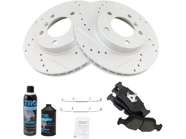 Kit de pastillas de freno delanteras y rotor para BMW 328is 1997 1998 1996-1999 BJ548BK Foto 1 de 1