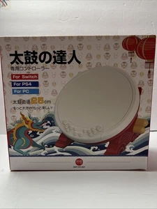 Nintendo Switch TAIKO NO TATSUJIN Drum & BACHI Set controller NEW - Picture 1 of 7