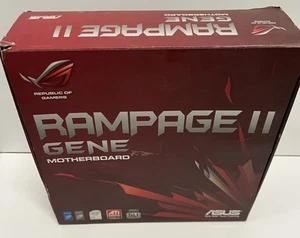 Placa madre ASUS Rampage II GENE M-ATX Intel X58 LGA1366 DDR3 ¡Hasta 24 GB con CAJA! - Imagen 1 de 14