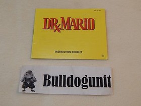 Dr. Mario Nintendo Nes Manual Solo Sin Juego 