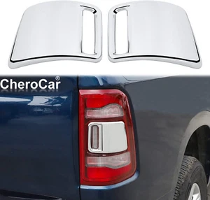 Chrome Rear Taillight Tail Light Lamp Trim Kit for Dodge RAM 1500 2019 2020 2021 - Bild 1 von 10