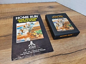 HOME RUN W/ Manual (Atari 2600) Tested & Working NICE CX2623 - Picture 1 of 2