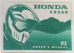 Manual del propietario OEM HONDA XR50R 2001 todoterreno - Imagen 1 de 4