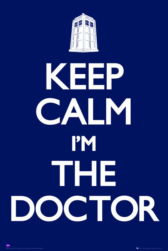 Doctor Who  Keep Calm I'm The Doctor poster 24 x 36 inch  .35 - Image 1 of 1