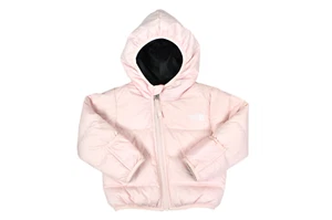 The North Face Baby Infant Pink TNF Black Orion Reversible Jacket, 3-6M, 9986-1 - Picture 1 of 4