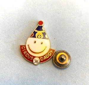 Vintage Shrine Circus Daddy Clown 76 , Shriner's Enamel Lapel, Hat or Tie Pin - Picture 1 of 2
