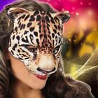 Pattern Leopard Masquerade Leopard Mask Halloween Decoration Mask Cosplay Props
